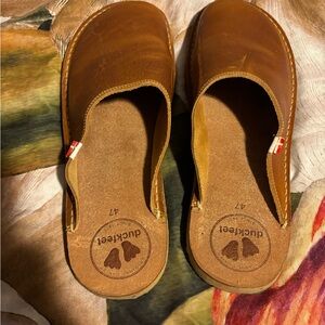 Duckfeet Blavand Brown Leather Slip-On Shoes
